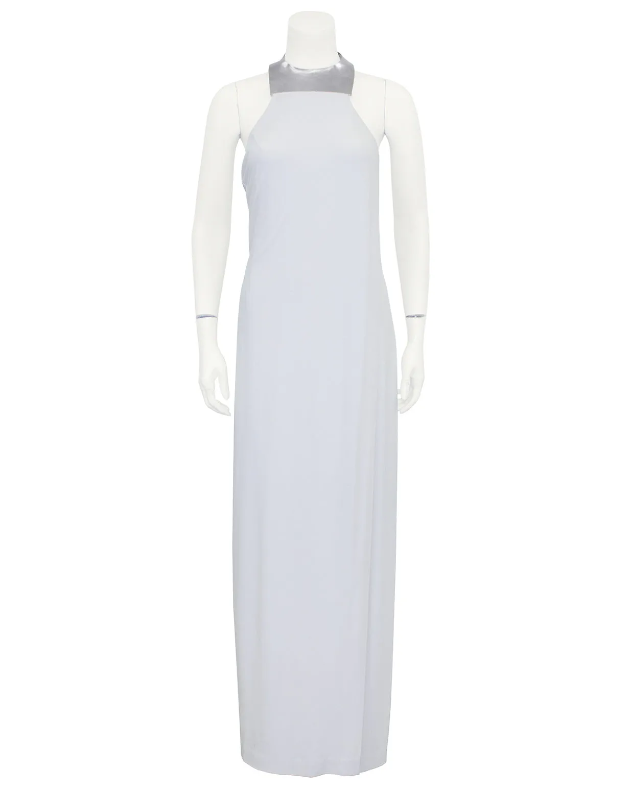 1994 Gown with Robert Lee Morris Silvertone Neckplate