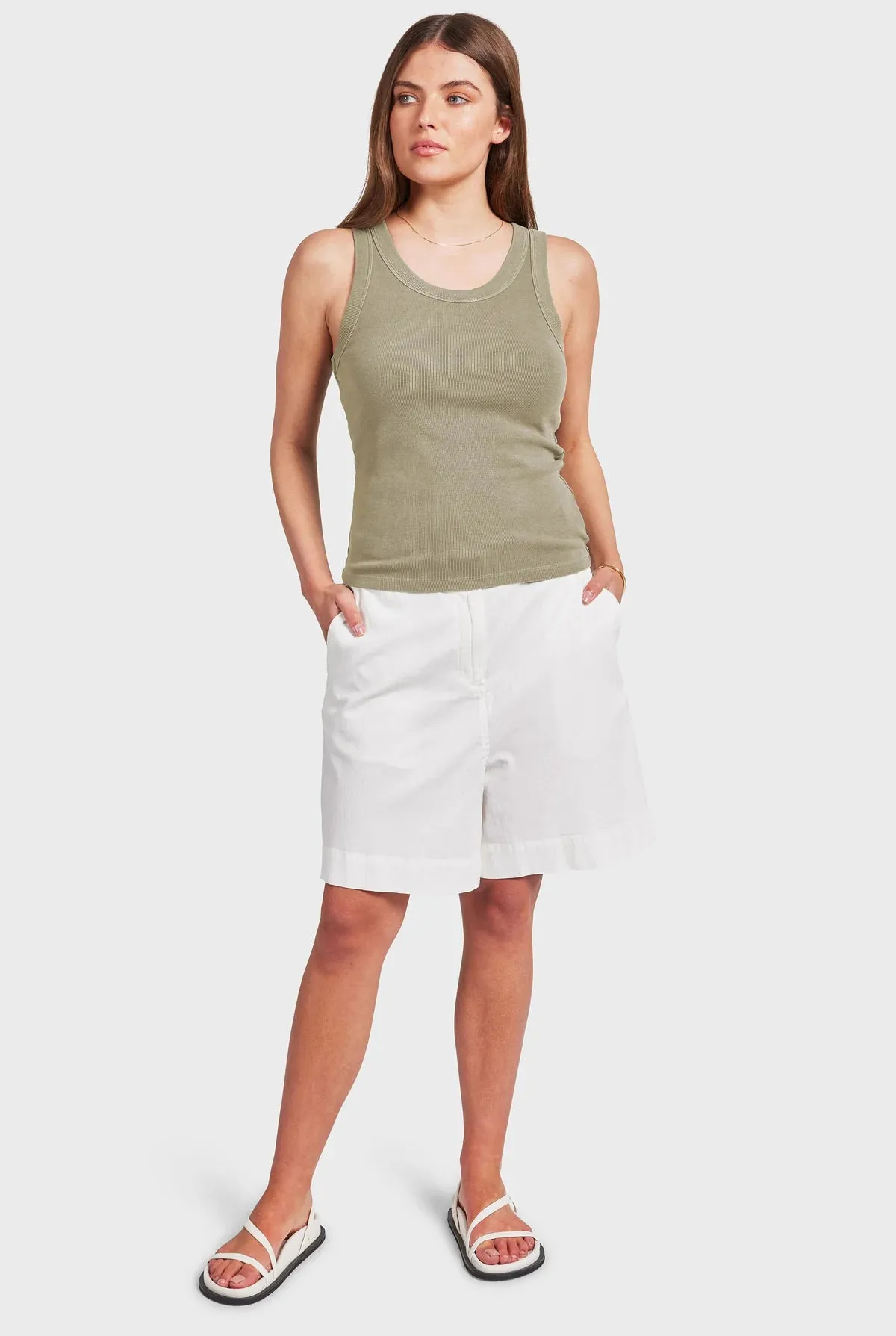 ACADEMY BRAND - Essential Rib Tank - Seaponge