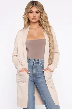Always Pretty Cardigan - Oatmeal