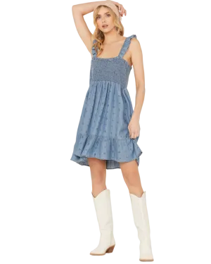 Ariat Clothing Women's Paisley Print Persuit Denim Dress