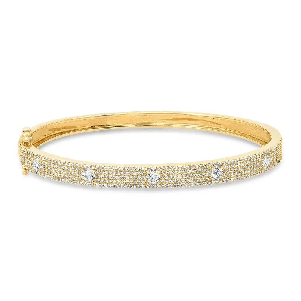 AVOW DIAMOND BRACELET, GOLD