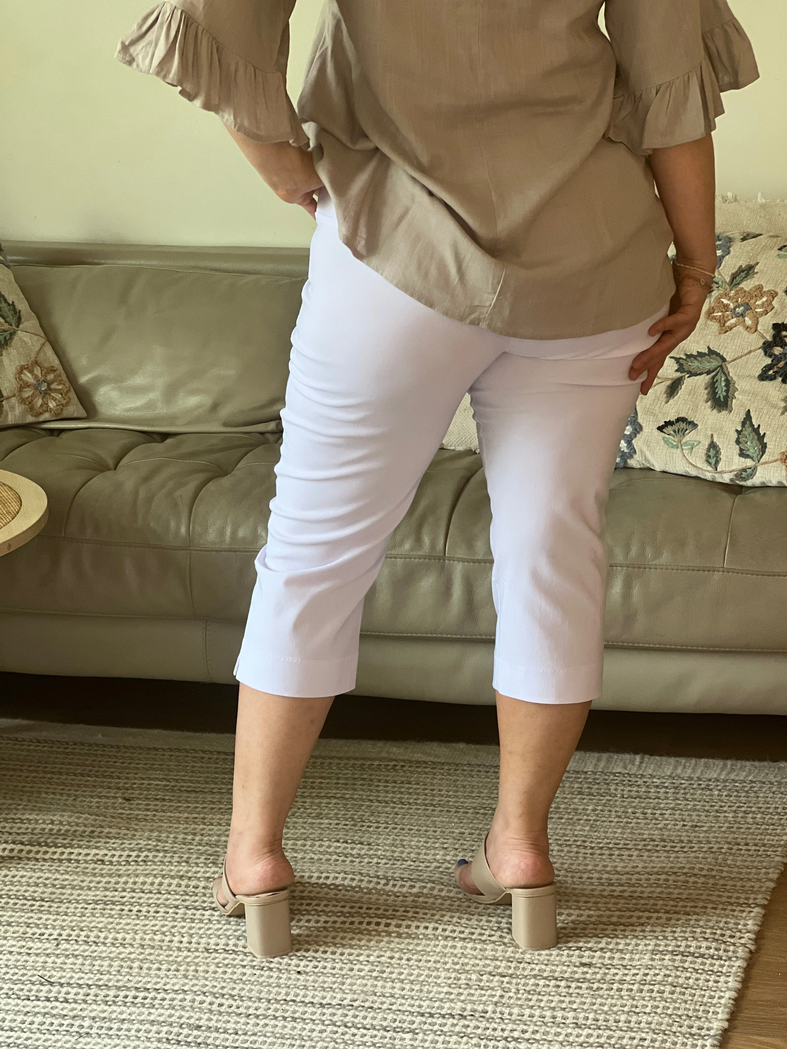 Bryton White Stretch Pants