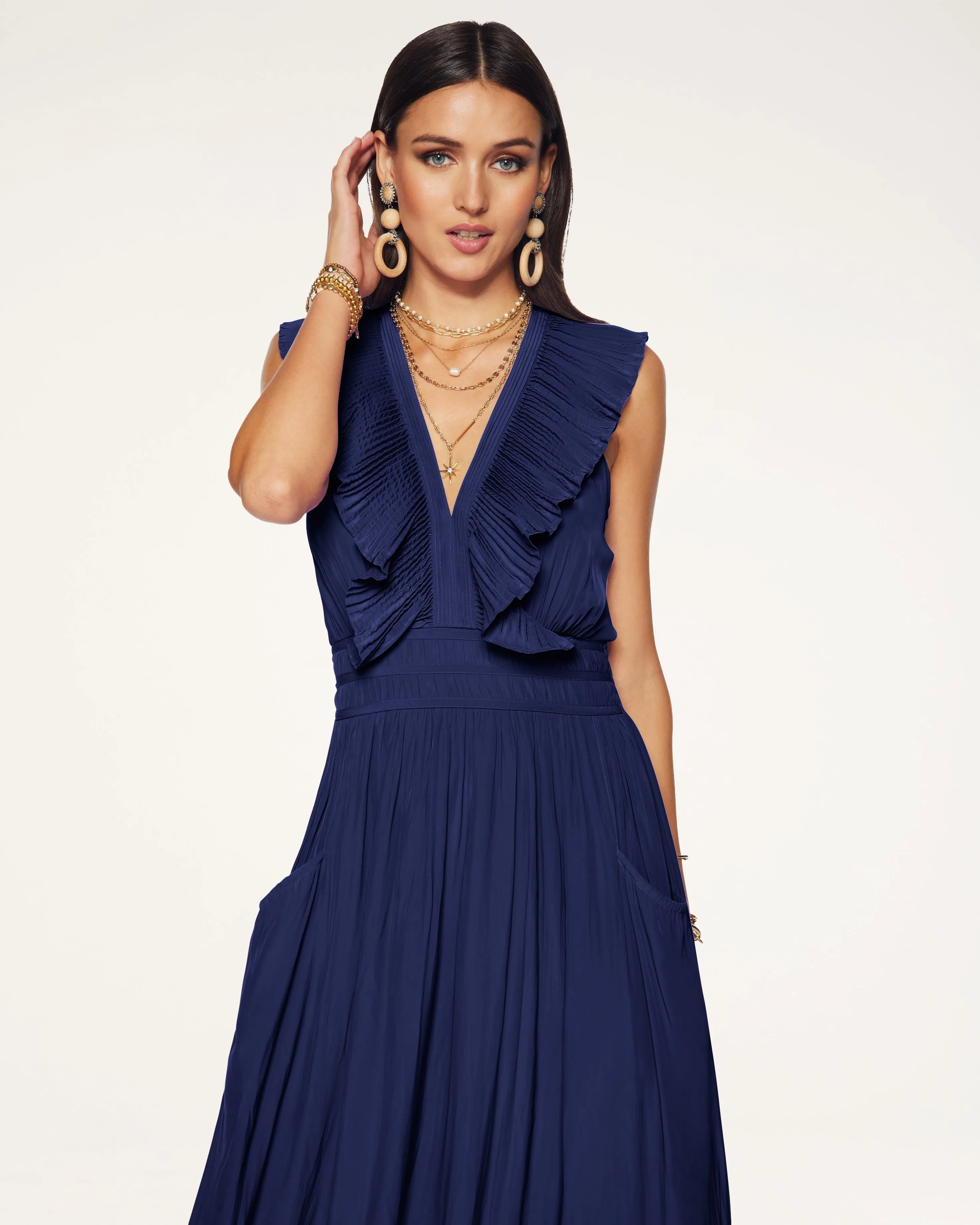 Camden Ruffle Maxi Dress