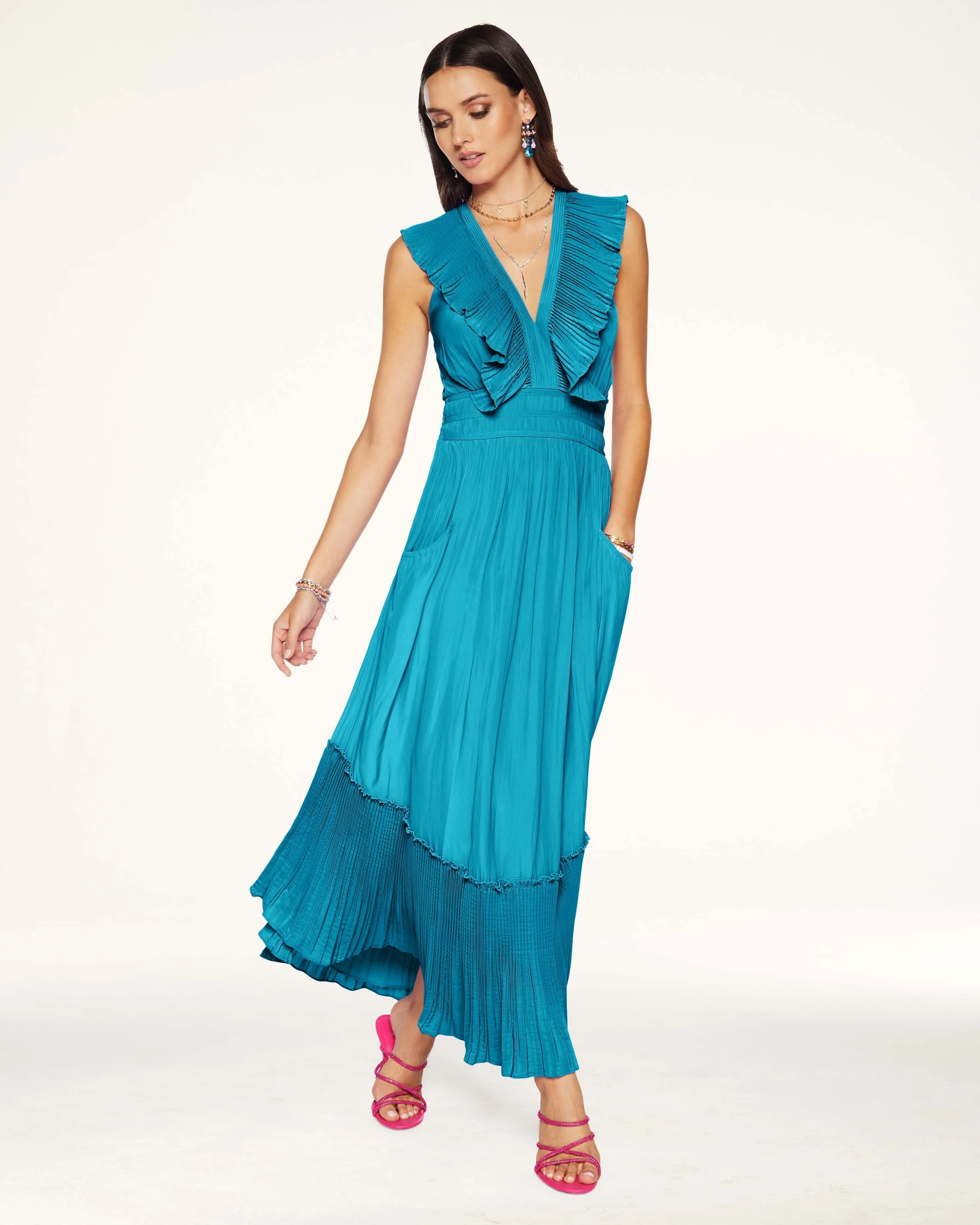 Camden Ruffle Maxi Dress