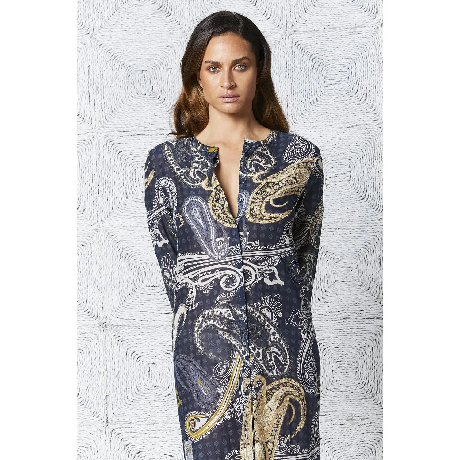 Caramel India Dress - Charcoal