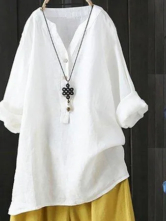 Casual V Neck Shirts & Tops