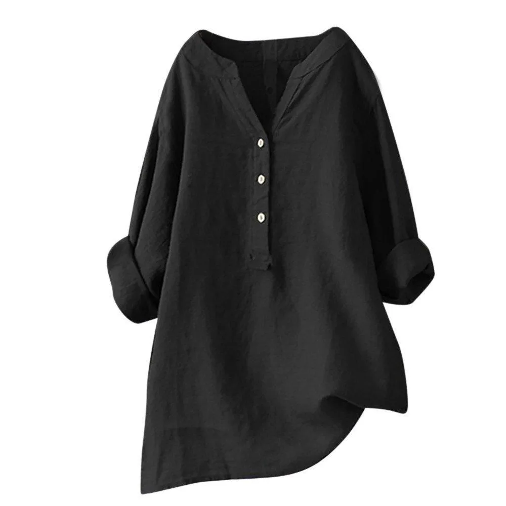 Casual V Neck Shirts & Tops