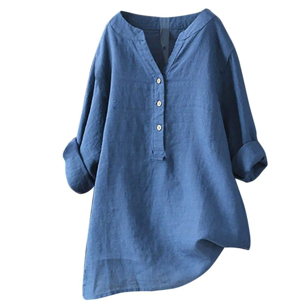 Casual V Neck Shirts & Tops