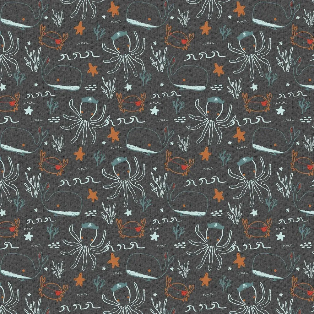 Cotton Jersey - Sea Pirates