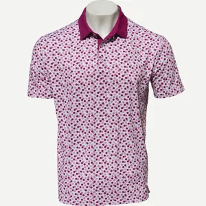 Cove Polo - White/Wild Aster