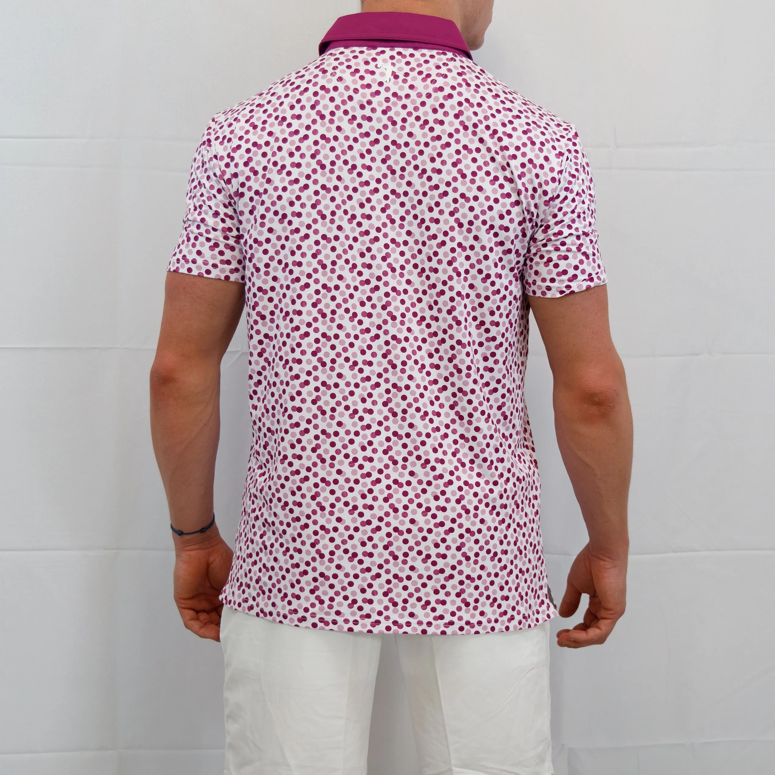 Cove Polo - White/Wild Aster