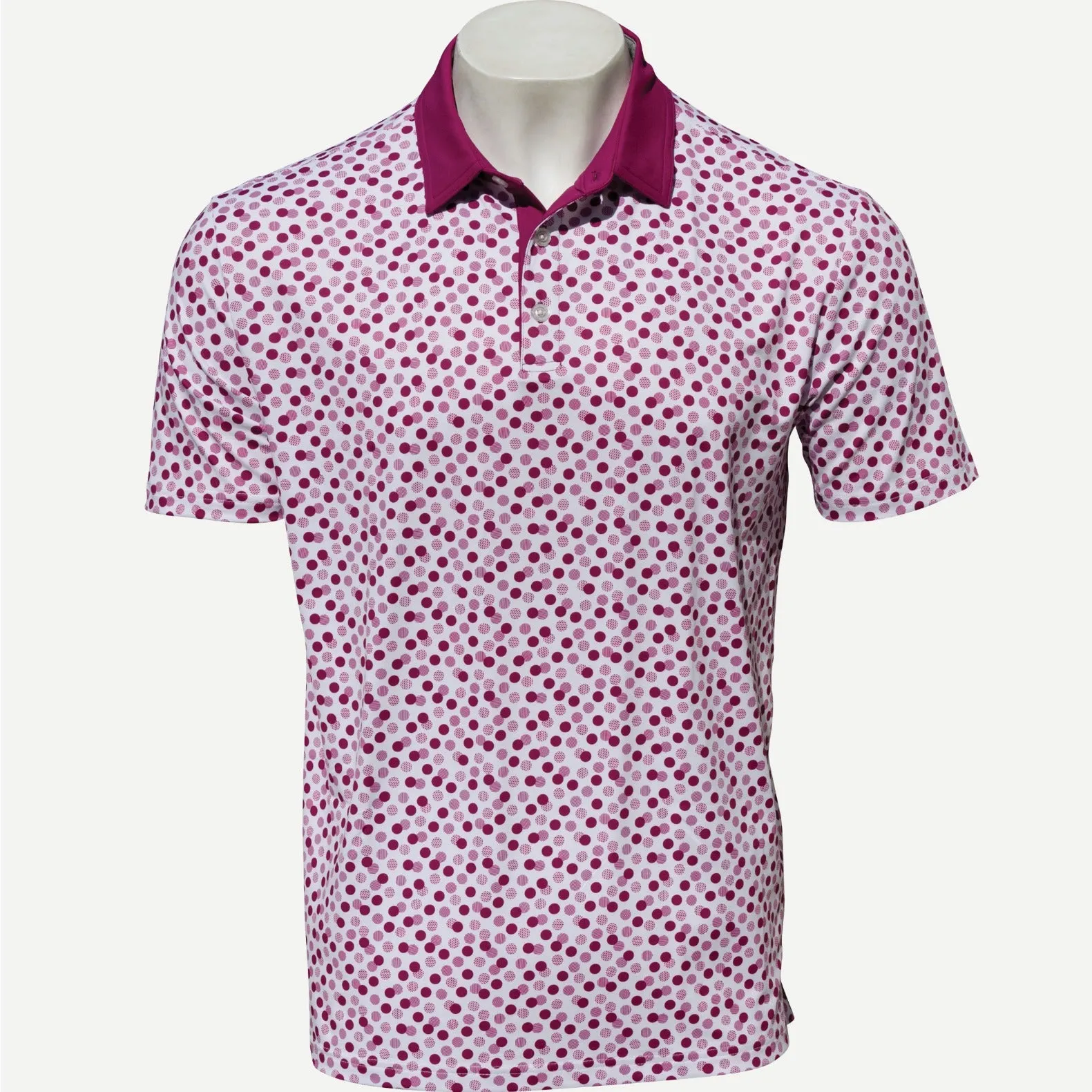 Cove Polo - White/Wild Aster
