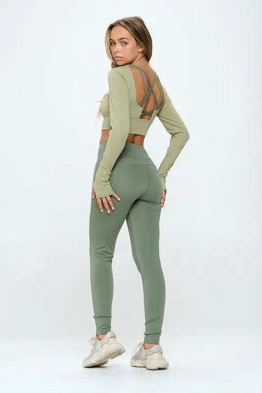 CRISS CROSS BACK SPORTS TOP