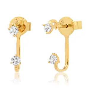 DELIGHTFUL EAR JACKET, GOLD