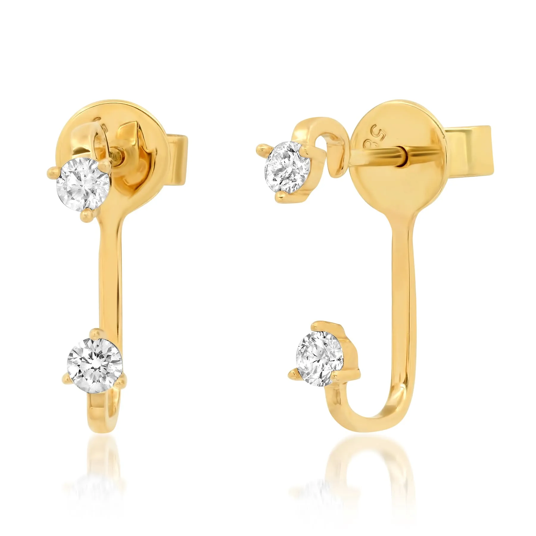 DELIGHTFUL EAR JACKET, GOLD