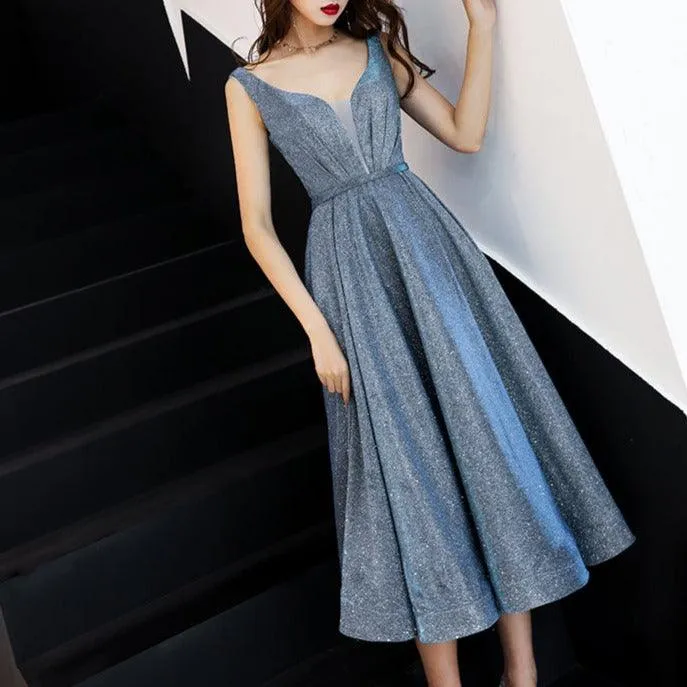 Designer Boutique Shiny Glittering Long Dress