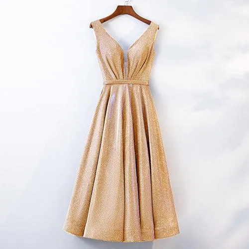 Designer Boutique Shiny Glittering Long Dress