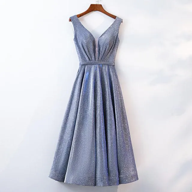 Designer Boutique Shiny Glittering Long Dress