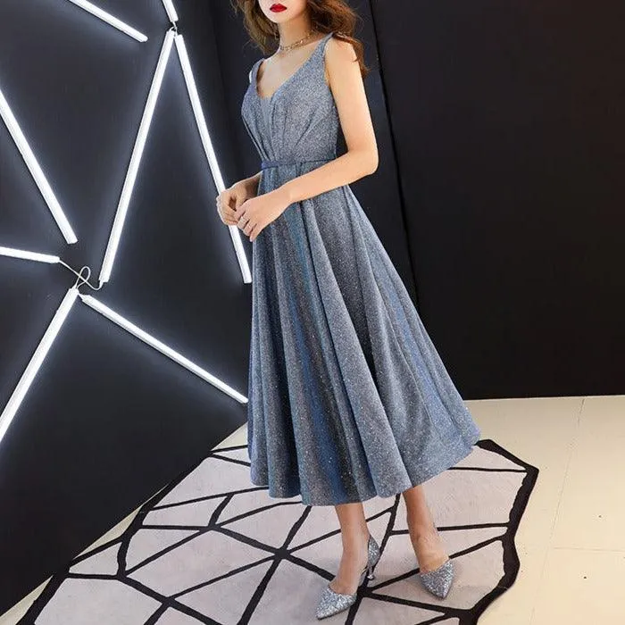 Designer Boutique Shiny Glittering Long Dress