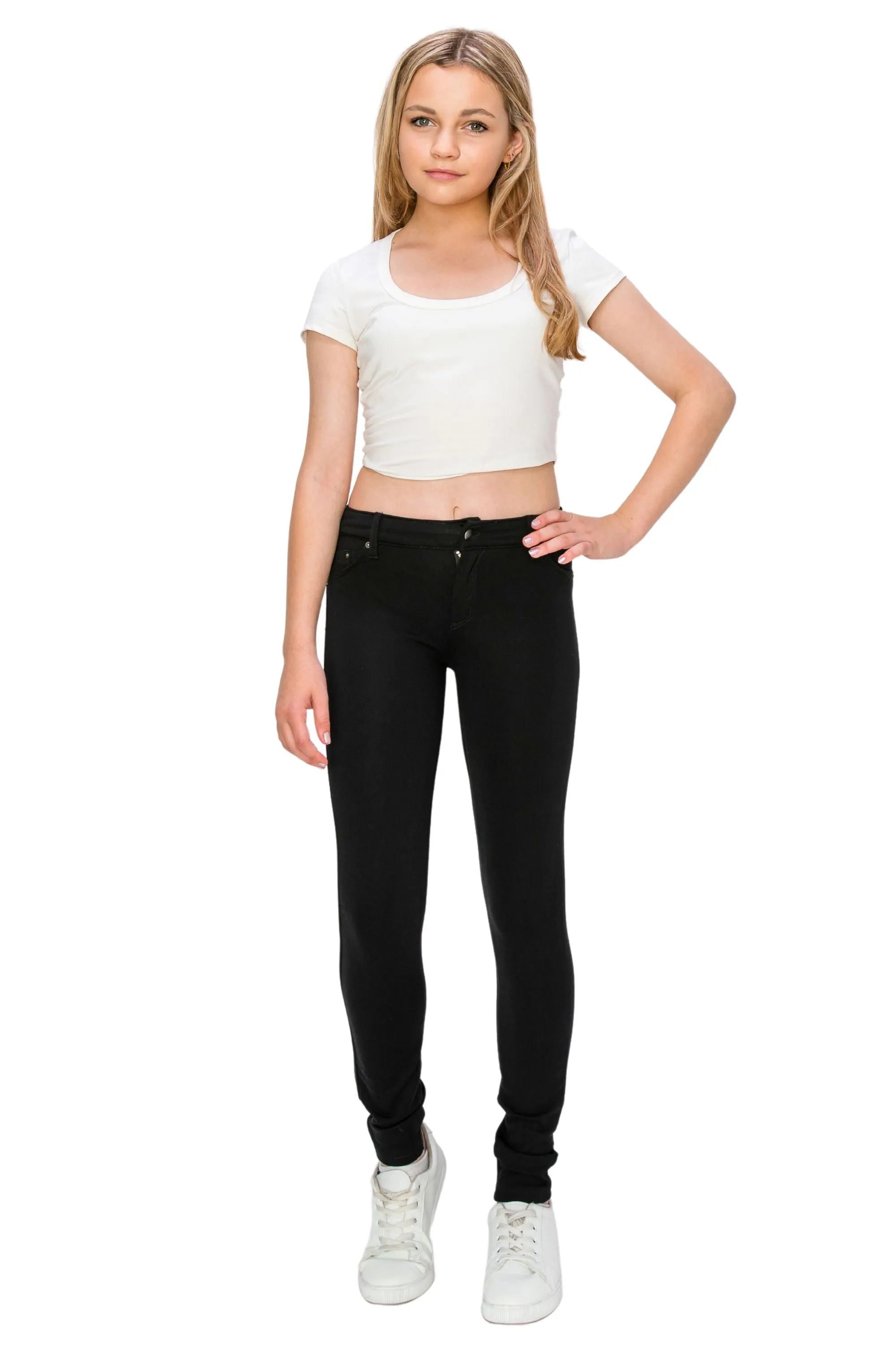 Diane - Basic Mid-Rise Skinny Ponte