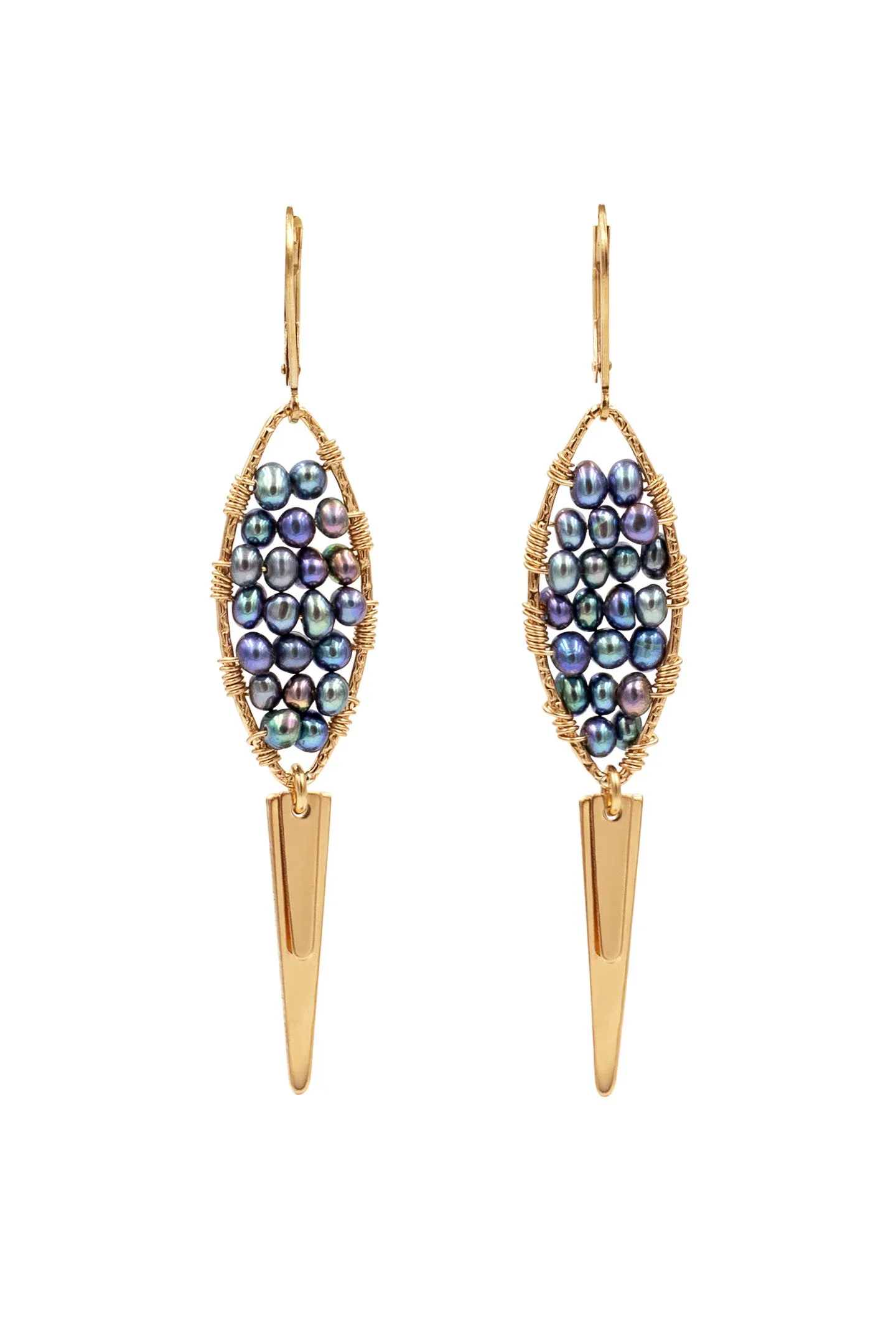 Dolphin Pearl Earring