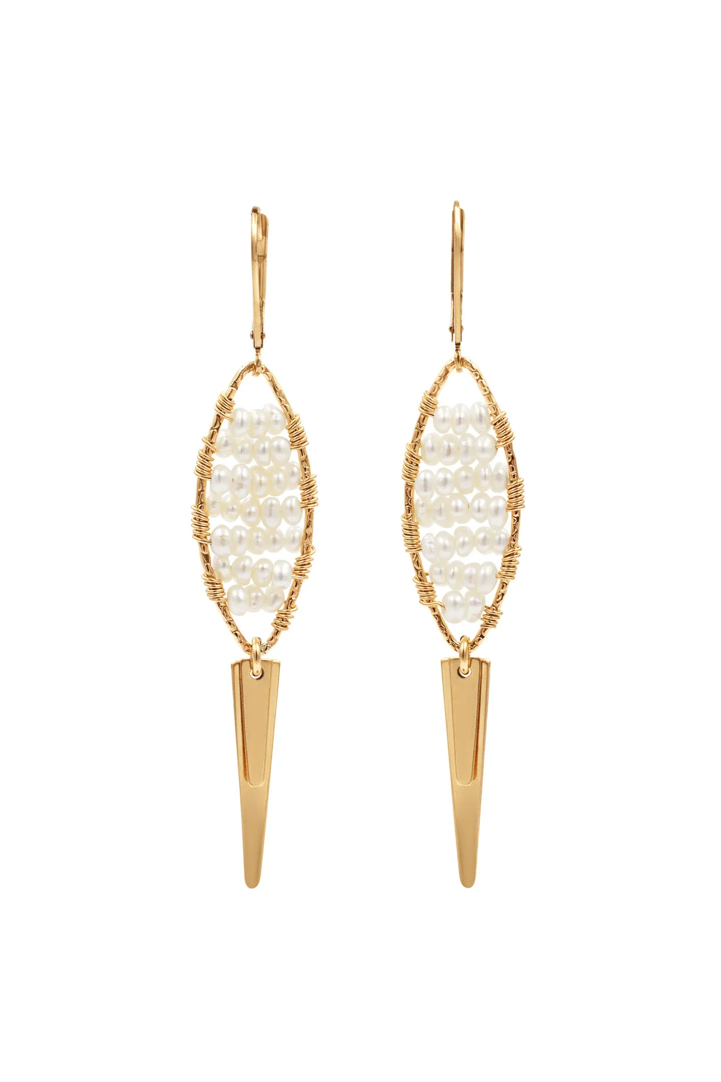 Dolphin Pearl Earring