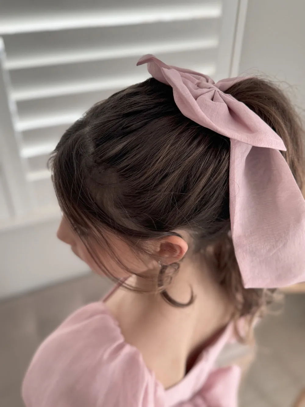 Dusty Pink Elegance Sailor Bow