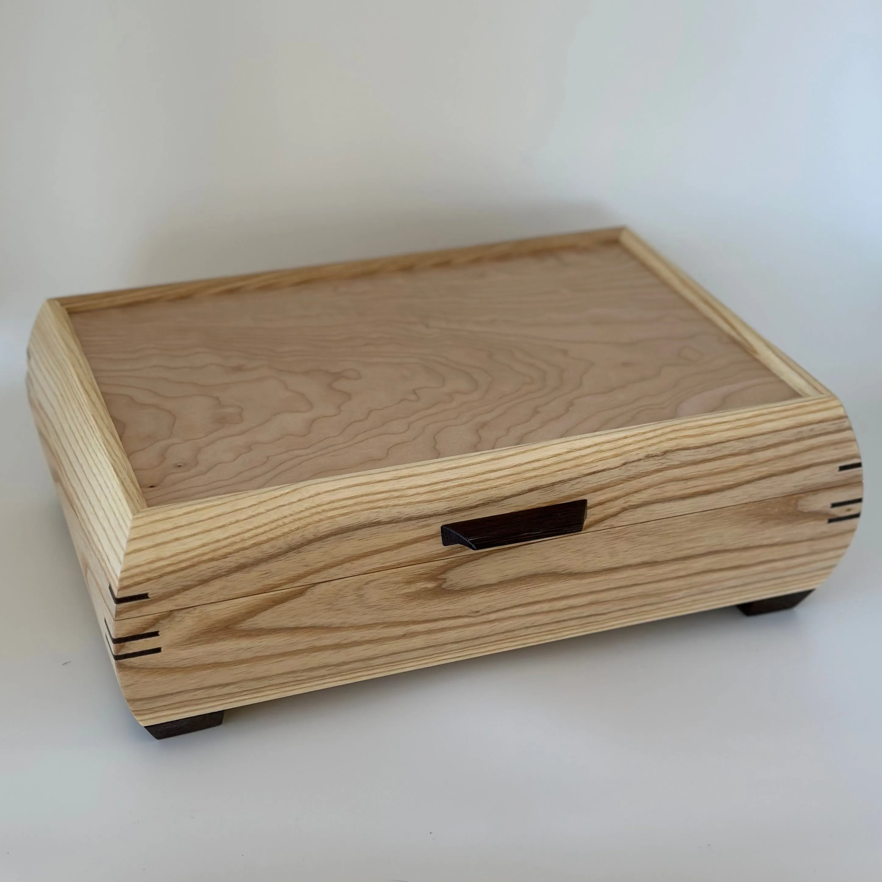 Elegance Large Jewelry Box - White Oak Edition