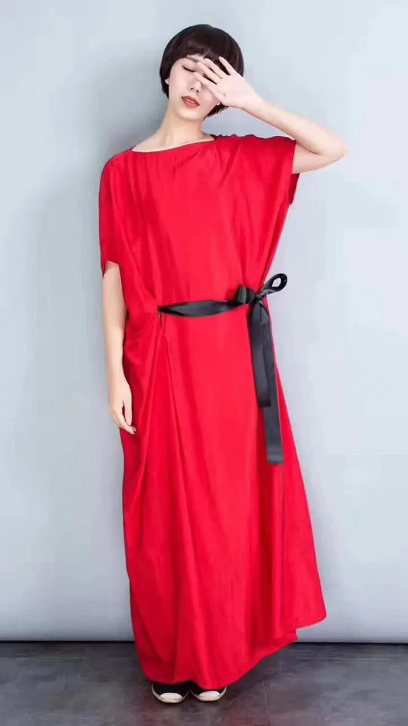 Elegance White Casual Loose Fitting Maxi Dresses For Women