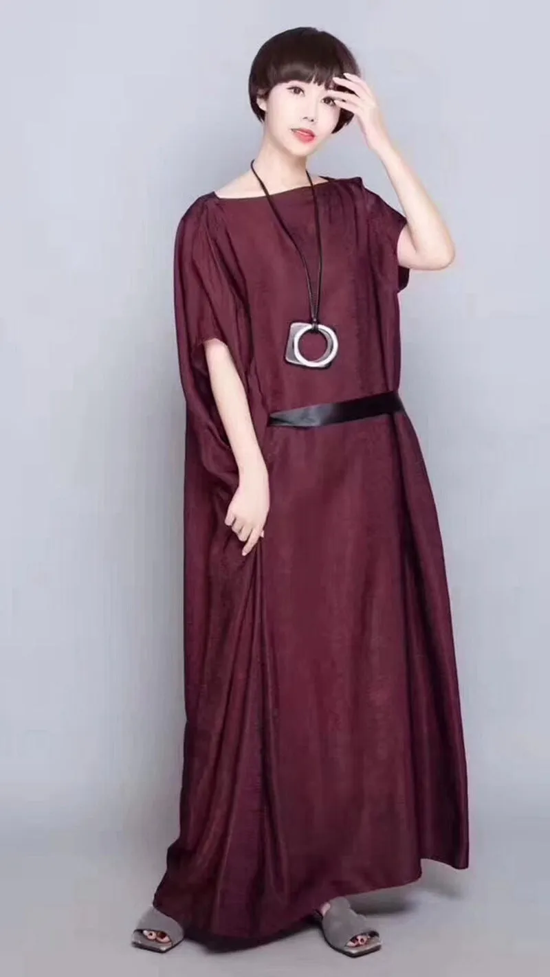 Elegance White Casual Loose Fitting Maxi Dresses For Women