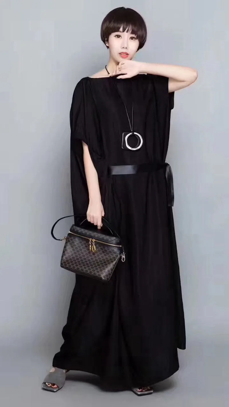 Elegance White Casual Loose Fitting Maxi Dresses For Women