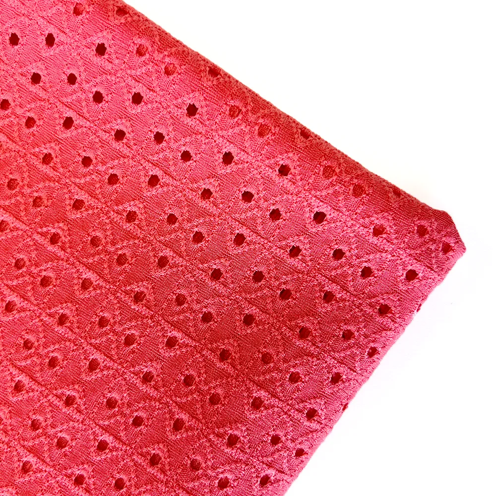 Eyelet Knit | Coral