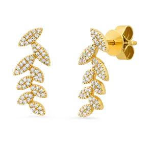 FLOURISH EARRINGS, 14kt GOLD