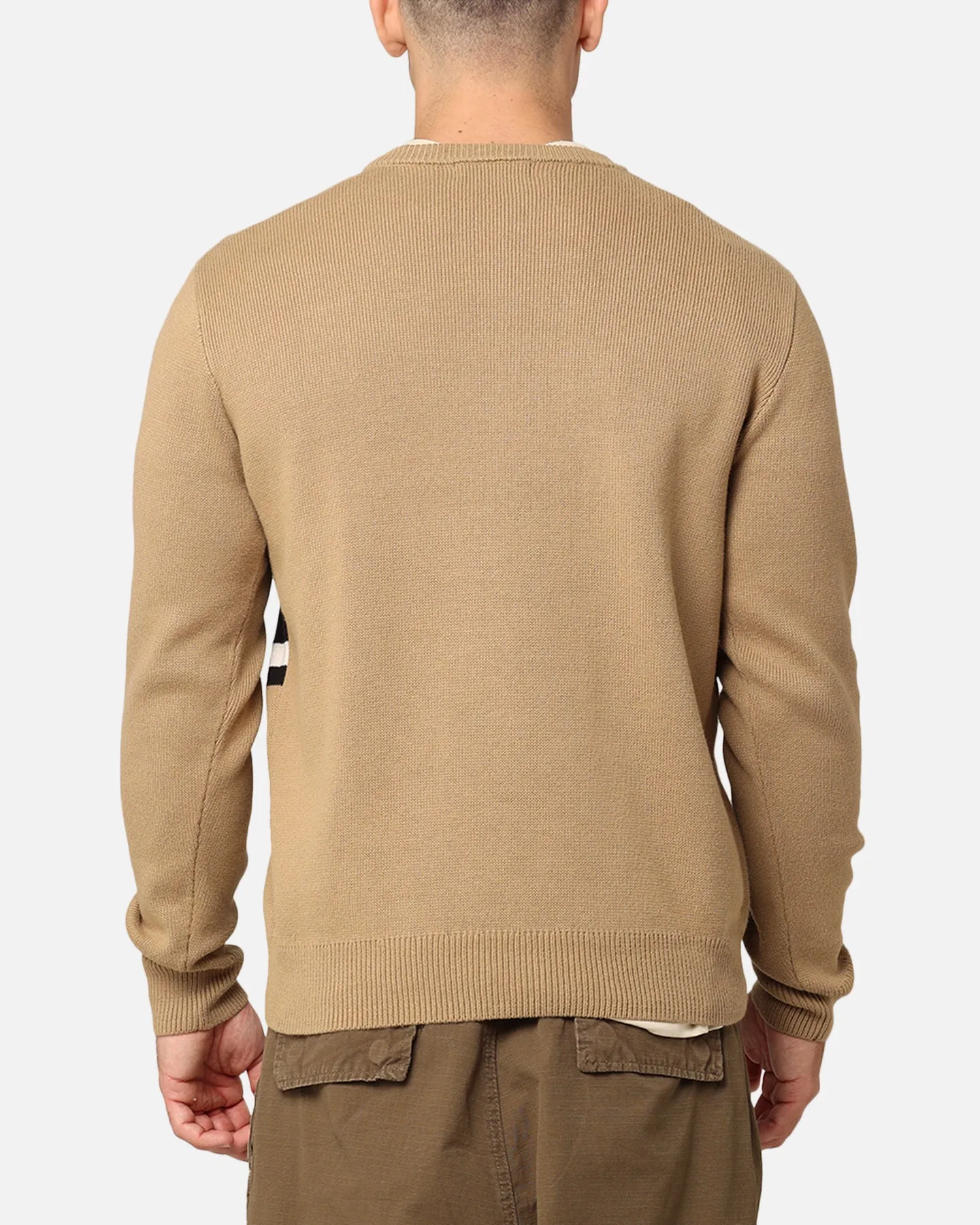 Fred Perry Graphic Sweater Warm Stone