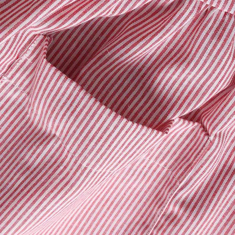 Graceful Striped Midi Dress