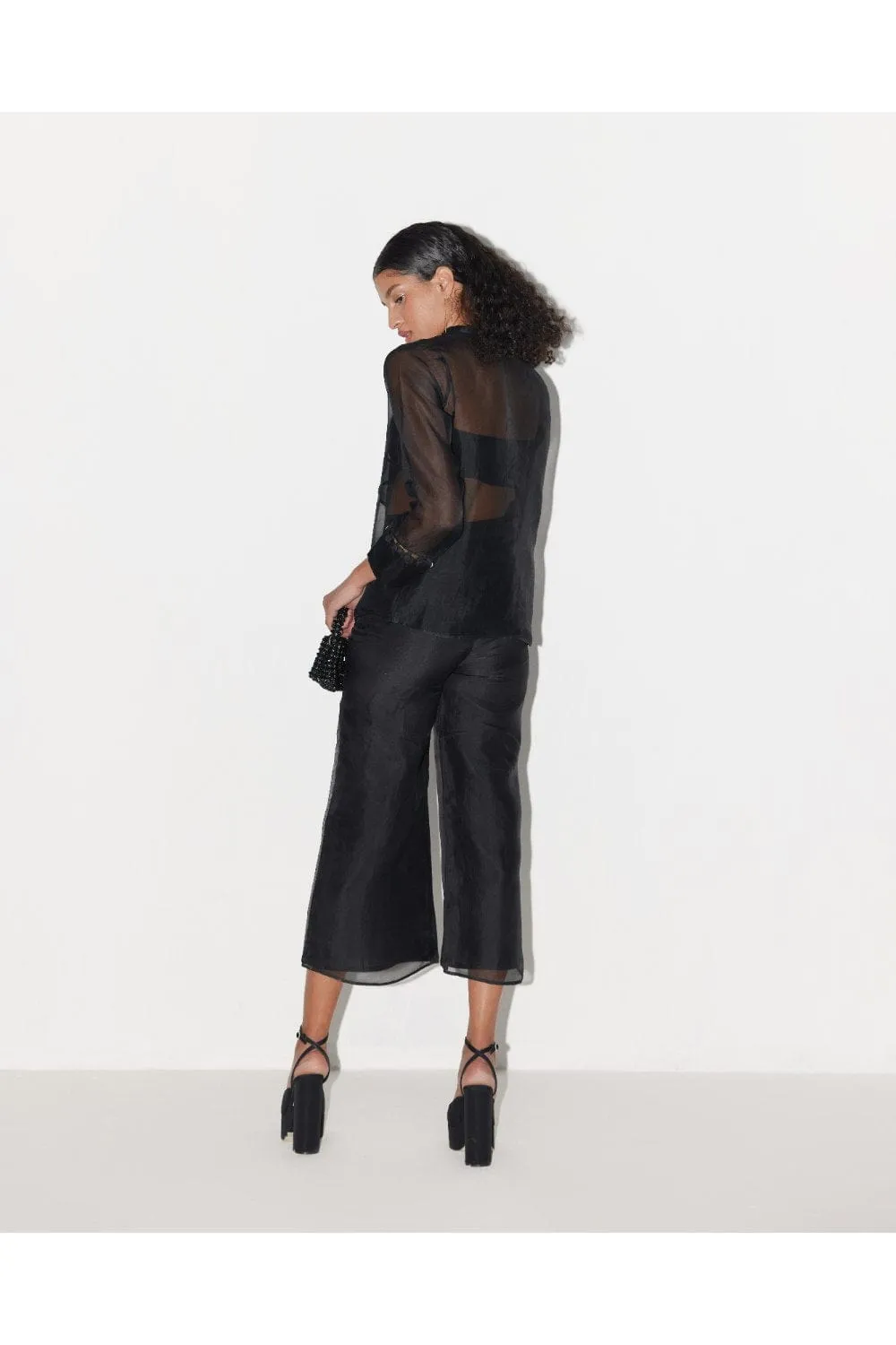 HALF & FULL BLOOM CO-ORDS -BLACK