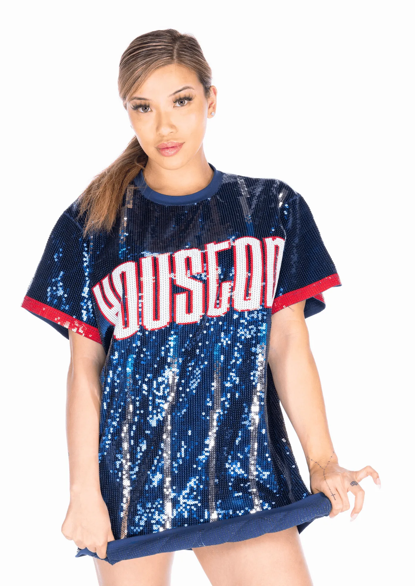 Houston Basketball Sequin Dress