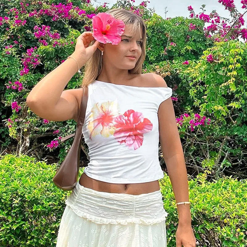 Iris Floral Top