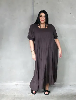 Isle of Mine - Amelie Maxi Dress - Graphite
