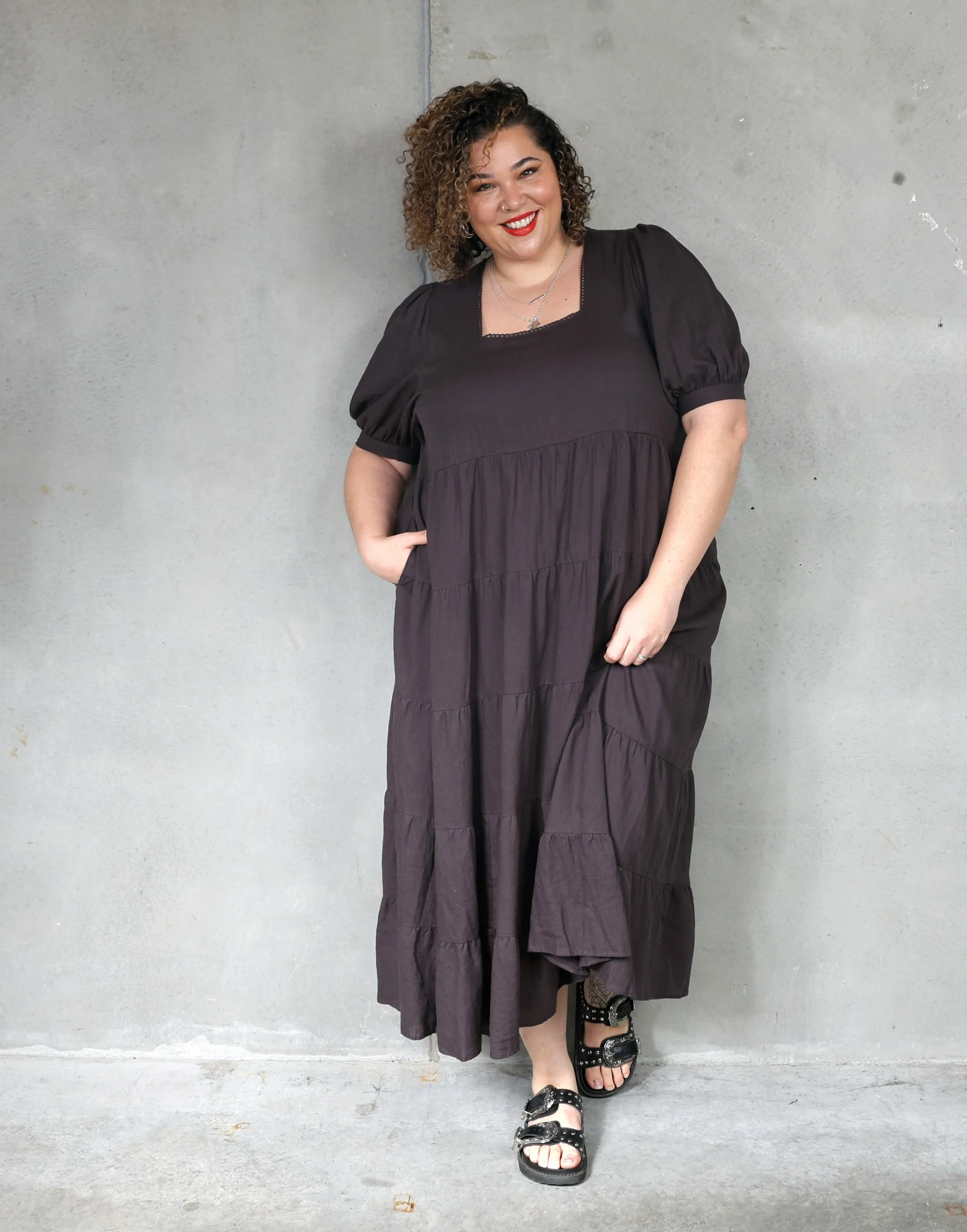 Isle of Mine - Amelie Maxi Dress - Graphite