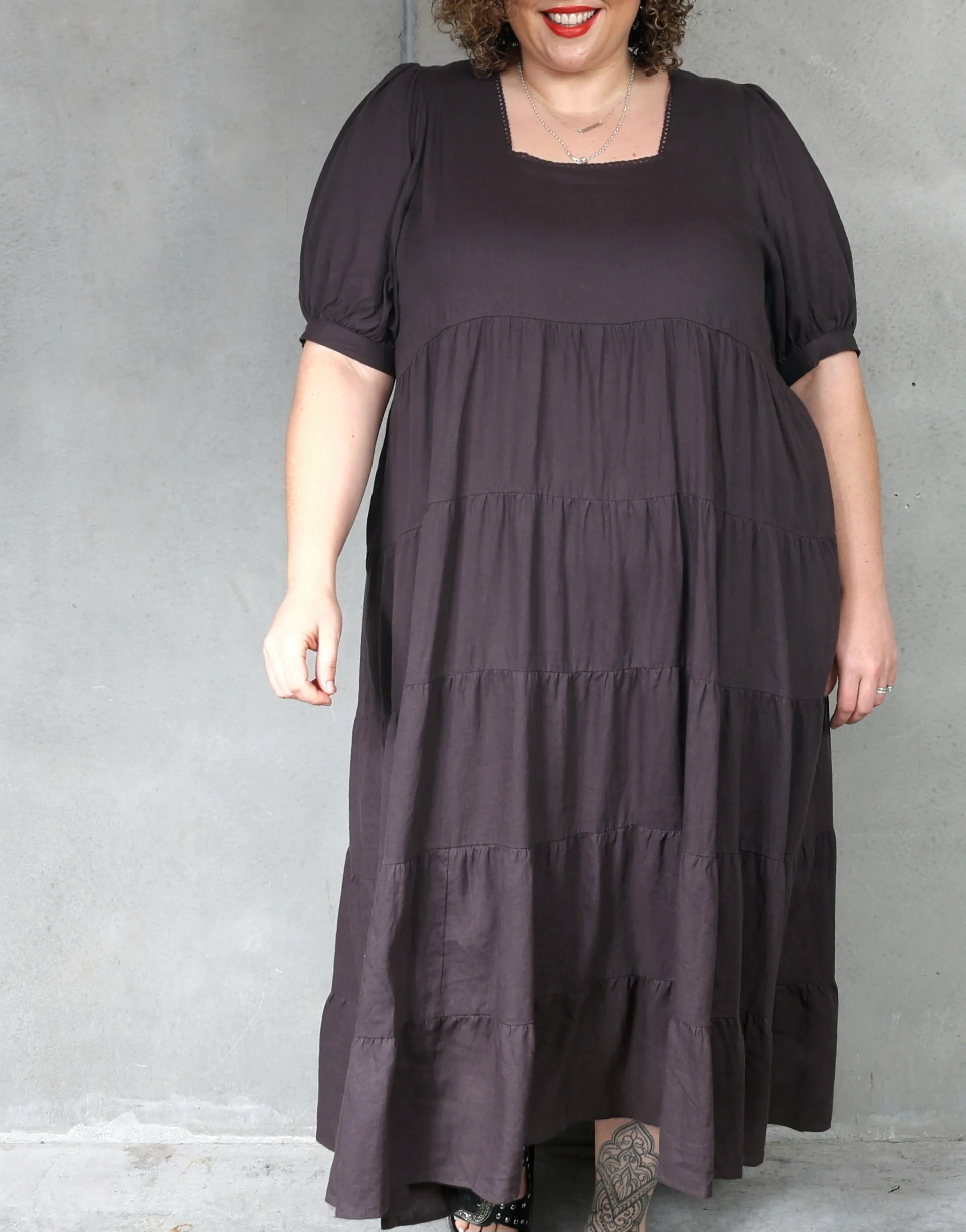 Isle of Mine - Amelie Maxi Dress - Graphite