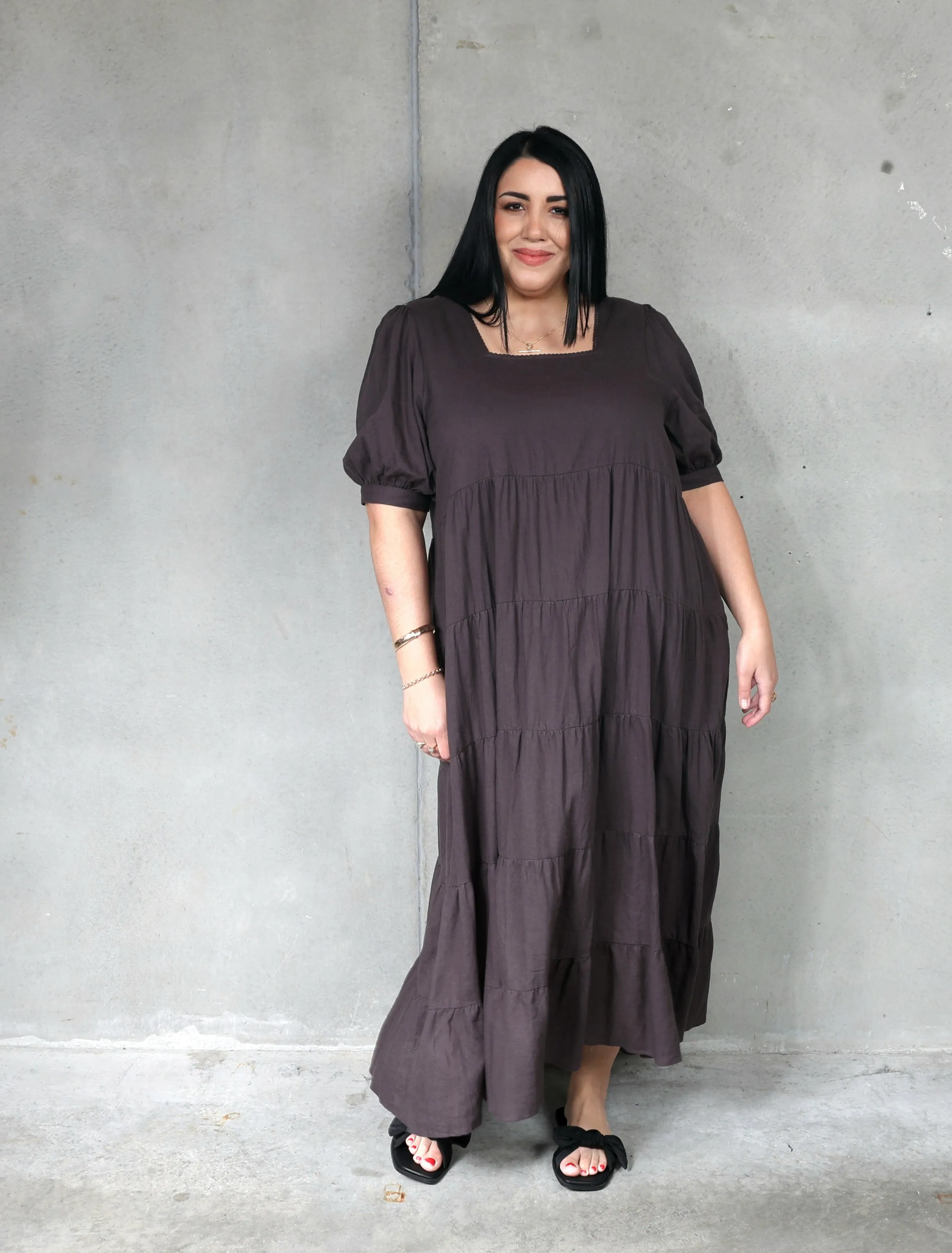 Isle of Mine - Amelie Maxi Dress - Graphite
