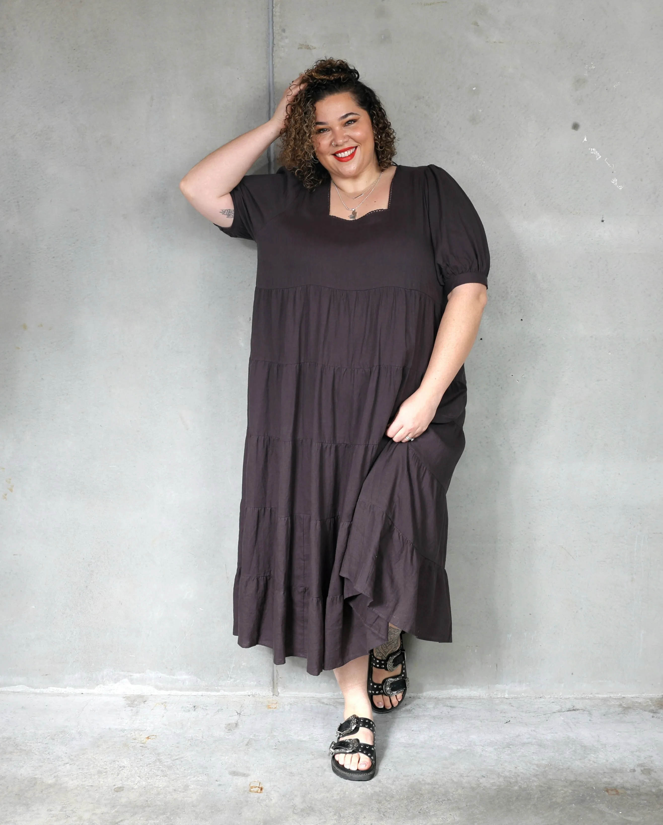 Isle of Mine - Amelie Maxi Dress - Graphite