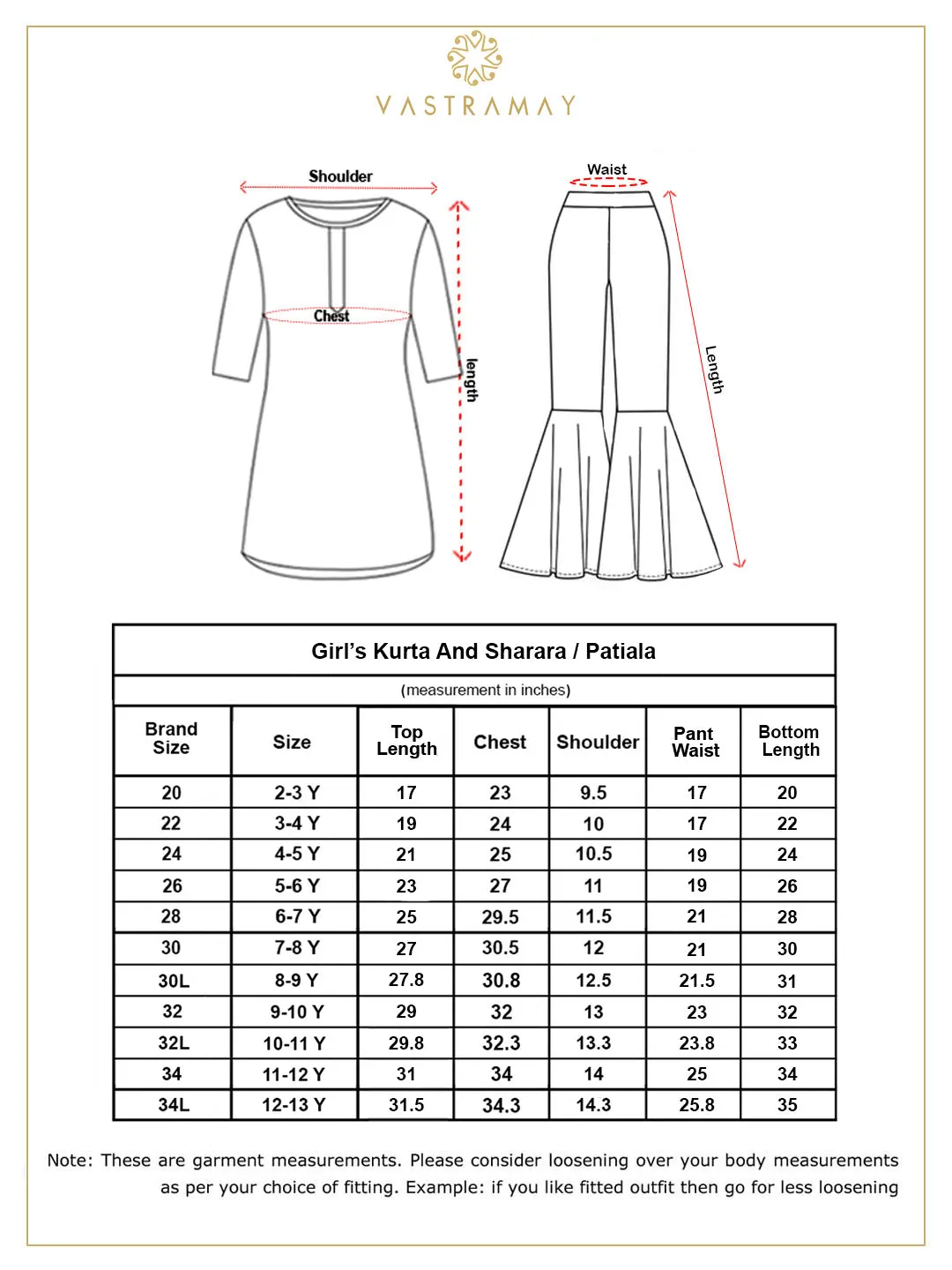 Jashvi Girls' Black Embellished Kurta Palazzo Set