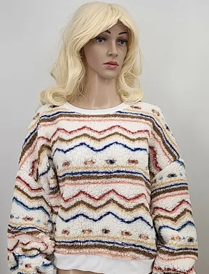 Love   Joy by Fct Juniors Fleece Crop Pullover