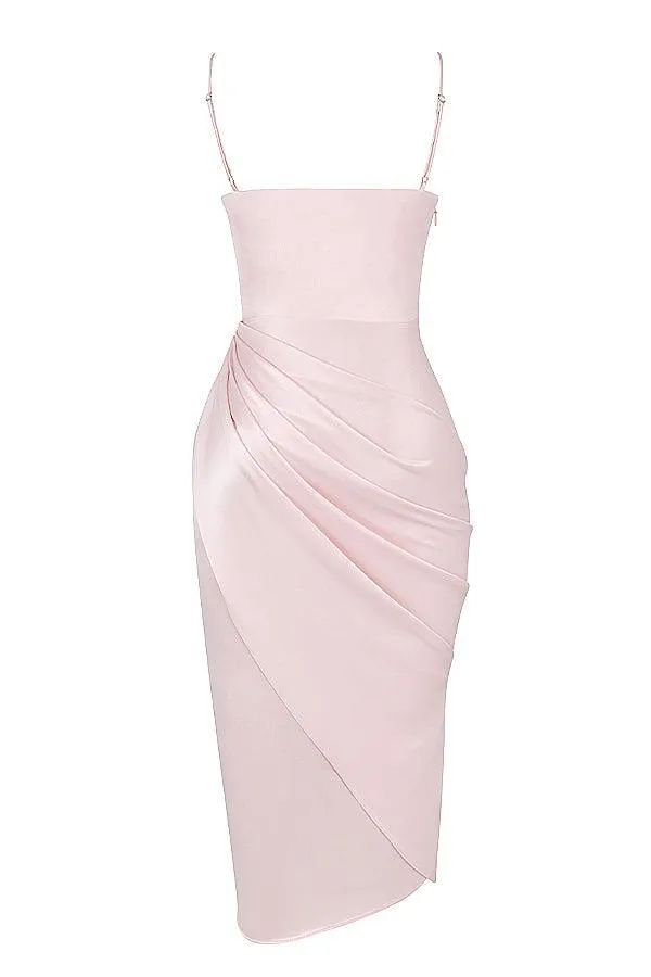 Luxora Women's Satin Corset Maxi Gown