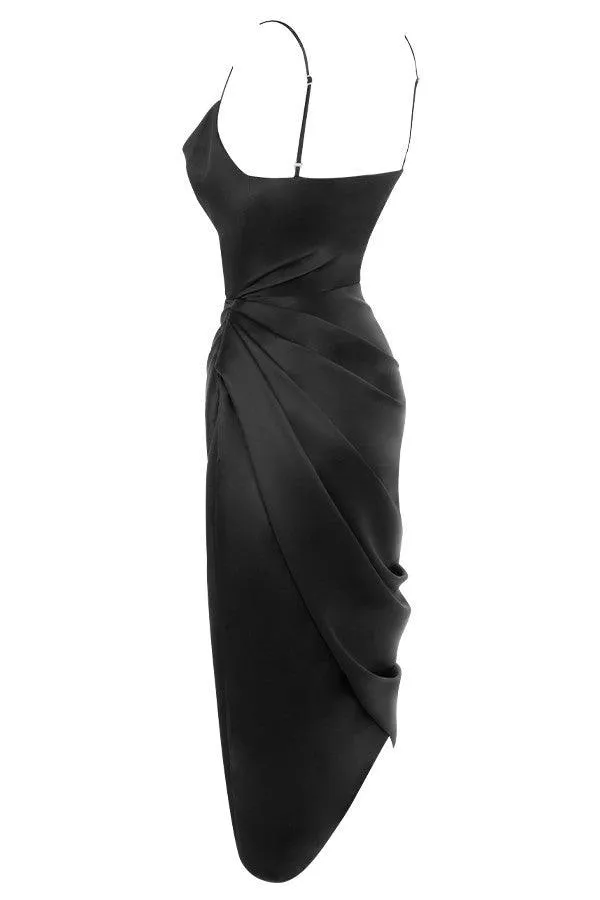 Luxora Women's Satin Corset Maxi Gown