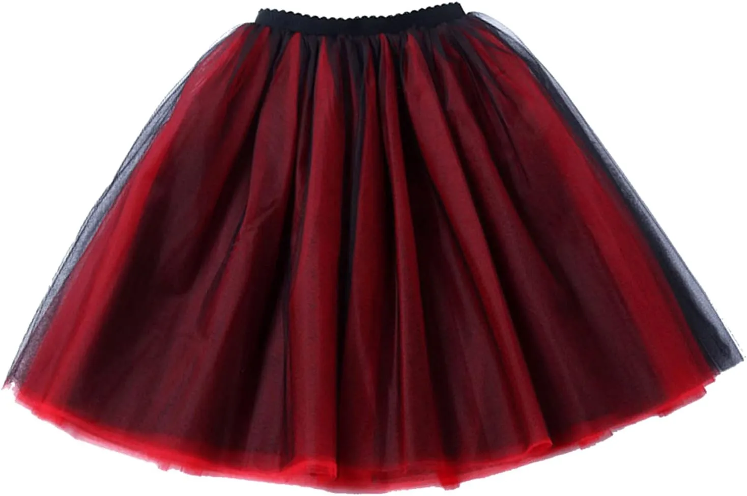 Midi Skirts for Women Womens Puffy Ballet Skirts Tutu Skirt Pleated Skirt Layer Mesh Skirt High Waist A-line