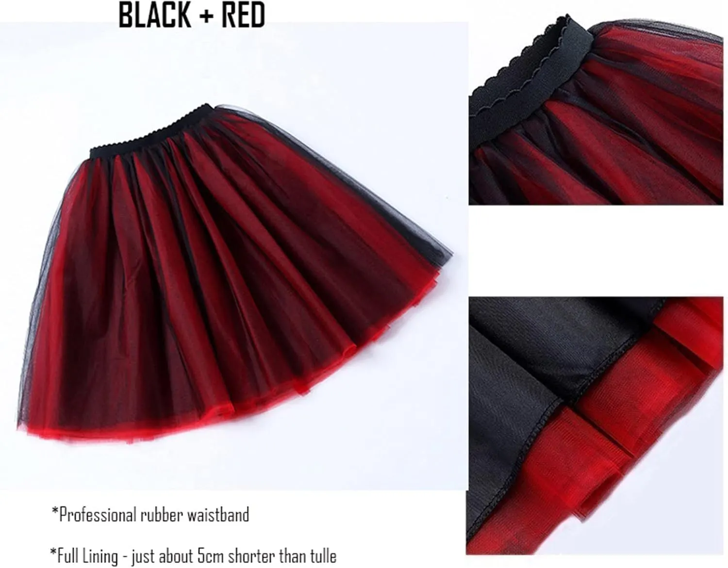 Midi Skirts for Women Womens Puffy Ballet Skirts Tutu Skirt Pleated Skirt Layer Mesh Skirt High Waist A-line