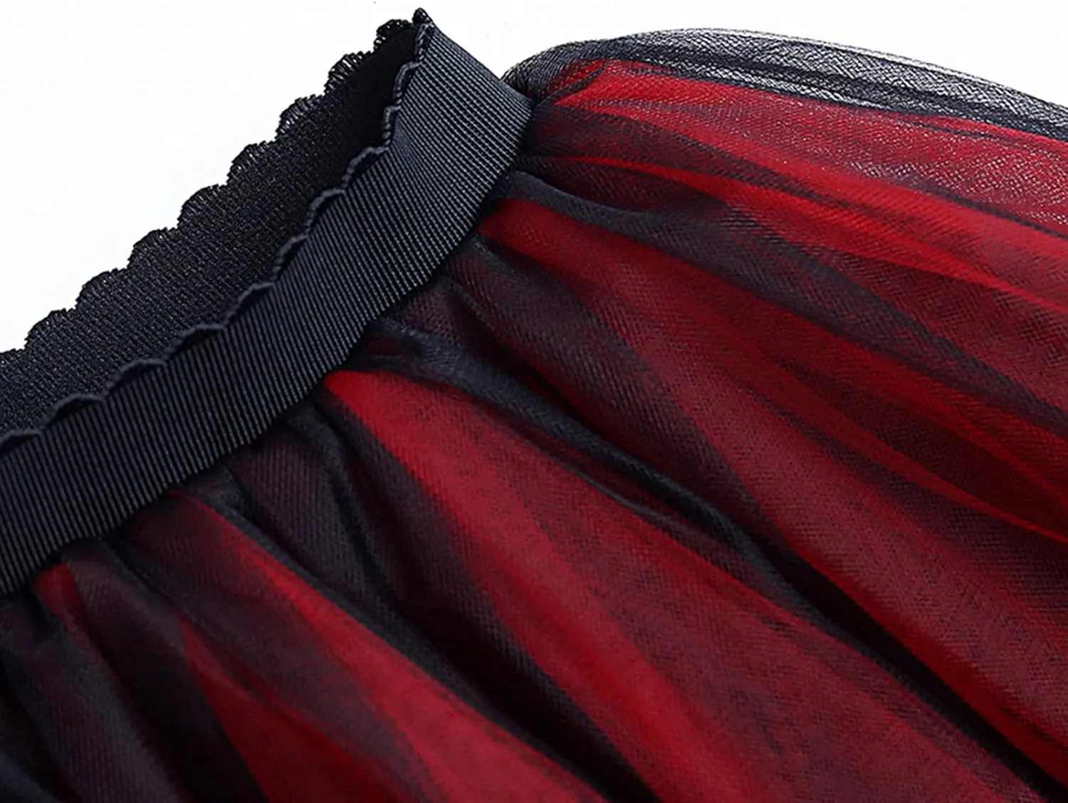 Midi Skirts for Women Womens Puffy Ballet Skirts Tutu Skirt Pleated Skirt Layer Mesh Skirt High Waist A-line